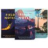 Field Notes: National Parks Series (Serie F - Glacier, Hawai'I Volcanoes, Everglades) - Confezione da 3 quaderni in carta a quadretti - 8,9 x 14,9 cm