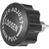 UKCOCO Accessori per Attrezzi Fitness, Pomello Sferico M16x22 in Ferro Nero