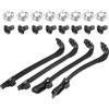 NULYLU Fibbia per Scarpe da Pattinaggio Regolabile Cinghia PVC