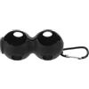 IMIKEYA Silicone Porta Moschettone Doppia Golf, Capacità, con Palline | Protezione per Due Sfere, Accesso Rapido e Portabilità, Nero, con Custodia Protettiva e Clip
