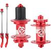 RESHINF Mozzi Per Mountain Bike 32H Freno Disco Mozzo MTB Sgancio Rapido 100/135mm | Set mozzi anteriori QR QR 120 clic HG 7/8/9/10/11s