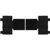 Generic Tattico Chest Rig Side Magazine Pouch Molle Side Plate Panel G-Buckle Fixation for D.3CR MK3 MK4 Caccia Vest Airsoft Gear 2 pezzi(Black)