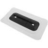 BESPORTBLE Pinna da Tavola da Surf Base per Tavola da Paddle, Supporto Staccabile in PVC Bianco da 9 Pollici, Ricambio per Tavola da Surf e SUP per Sport Acquatici