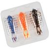 ECMQS 3 esche galleggianti per cetrioli di mare Soft Fishing | Esca galleggiante cava, esche di simulazione, esche artificiali per pesca all'aperto, in plastica morbida