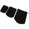 MOKKHNB 3 Pezzi Sacchetto per Compressione Giacche da Trekking in Nylon Coulisse, Resistente e Compatto, per Escursionismo e Campeggio All'aperto