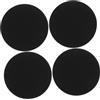 OFFSCH 2 Paia Dischi Scorrevoli per Fitness Pilates Resistenza Stabile e Protezione del Pavimento in Pp Nero Pieghevole per Home Gym e Ufficio