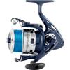 Trabucco WHISPER SW - Mulinello da Pesca Mare Saltwater con Filo Max Plus Già Imbobinato, Frizione Anteriore Micro-Regolabile, Bobina Long Cast Superlight (Taglie 6000 e 8000) (6000 SW)