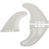 Purokise Set Pinne Surfboard, PVC Durevole Three-Fin per Longboard Paddle Board (Bianca)