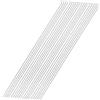 GMZQSN 36 raggi per bicicletta ad alta resistenza 14G (2 mm) J Bend 45# in acciaio - 170-300 mm argento per riparazione ruote di mountain & bici da strada (45 acciaio 263 mm 36 pezzi)