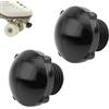 Generico Adjustable Roller Skate Stoppers Wear Resistant Thick Rubber Plugs | Heavy Duty Skate Brake Plugs for Roller Skating, Thick Rubber Design with Adjustable Depth for Replacement, Training and Dail