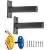 AmoreTempo Supporto per pesi da parete, set da 2 pezzi, per dischi da 50 mm