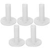 YUKOFE 5 tee da golf in gomma con base allargata da 50 mm | Robusto supporto per tee da golf in gomma con rimbalzo a 90 gradi per un allenamento stabile e flessibile del tappetino da