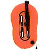 Fzaqwen Nylon Diving Wing Compensatore di Galleggiamento Donut Sacca con Sollevamento 25lbs O 30lbs Materiale 1050d E Vescica 420d Compatibile con Backplate, Arancione Fluorescente