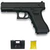 GOLDEN EAGLE Glock nera | Pistola Airsoft con sistema a molla per pallini da 6 mm. Potenza: 3,5 joule (Potenza: 0,44 joule)