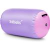 KIASTER Air Roller - Tappetino da ginnastica gonfiabile, per ginnastica, yoga, allenamento, cheerleading, uso domestico (viola chiaro, 120 x 75 cm)