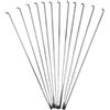GMZQSN 20 raggi in acciaio argentato da 2,2 mm, 13 G, 200-305 mm, con nippli per riparazione ruote MTB e bici da strada (13G, 220 mm, 20 pezzi)