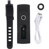 YARNOW Luce Frontale Bici Intelligente LED 250lm 1500mah Nero | Ciclismo Notturno, Installazione Semplice, Display Energia, Struttura Semplice in Plastico