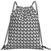 Tamiger Zaino nero con stampa Torre Eiffel Parigi, leggero, pieghevole, con coulisse, borsa per sport all'aria aperta, allenamento, viaggi, yoga, bianco, Taglia unica, Classico