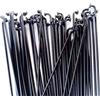 GMJBNS 14G Black Stainless Steel J-Bent Spokes - 40-350mm with Black Nipples for MTB & Road Bike(14G 295mm 36pcs)