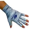 OUTWATER WATER GUERILLA SPIRIT OUTWATER Shaka White Water - Guanti tecnici di pesca e sport acquatici - protezione UV UPF50+ - Spandex Traspirante - Palmo in microfibra Grip Silicone 3D