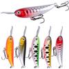 Generic 5 Pezzi Mini Esche Minnow 5,5cm 5,8g Affondanti con Paletta Metallica | Aspetto Pesce Naturale Occhi 3D Ami Tripli Resistenti Per Luccio Trota Persico Pesca Dolce