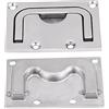 Sxhlseller Maniglia per Portello Nautico in Acciaio Inox 316, | Maniglia di grado marino, finitura lucida a specchio, per porta dell\'armadietto dell\'armadietto della barca,