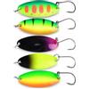 Generic 5 Pack Mini Spoon Esca 3.5g 3.5cm Affondante Metallo Pesca | Amo Singolo Affilato Colori Brillanti Artificiali Rigidi for Trota Persico Pesce Acqua Dolce Fiume Lago