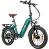 ttgo F8 E-Bike 20, telaio in carbonio, sensore di coppia 250 W, 70 Nm, batteria 48 V 18 Ah, portata 140 km, bici elettriche Shimano, 7 marce, freni a disco idraulici, forcella di bloccaggio