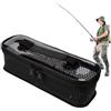 Generic Borsa sportiva da pesca Capacità esche da pesca Stoccaggio | Manici portatili design a rete borse per canne da pesca per la conservazione di pesci per lancio, troll, jiggen, pesce gatto
