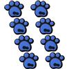 SUPVOX 8 Pezzi Adesivi Antiscivolo per Snowboard Blu in Silicone