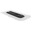 Hemobllo Base di Montaggio Pinna per Paddle Board, Connettore 9 Pollici Bianco | Accessorio per Tavola Sup, Pvc Resistente All'usura, Installazione Rapida, per Scatola Pinna e Ricambio