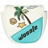 Baoblaze Copriputter da Golf Copritesta Putter Custodia Mazza Fodera Testa a Barra Dritta in Pelle Sintetica con Cuciture Rinforzate Antiusura Adatto per Campo Pratica Borsa Viaggio