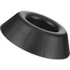 Garneck Supporto per Palla da Basket da Tavolo Nero Plastico per Display | Adatto a Football Ufficiale e Volleyball, Semplice Stile, Collezioni Sportive