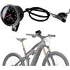 Generico Bike Speedometer - Universal Mechanical Bicycle Odometer And Mileage | Round Cycling Speedometer For Mountain Bikes, Road Bikes And Bicycles