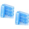 DOITOOL Confezione da 8 blocchi refrigeranti riutilizzabili blu per congelatori e | Raffreddamento ad alte prestazioni, conservazione frigorifera stabile per uso domestico e da viaggio, set da quattro pezzi