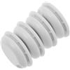 CALLARON 4 Paia Fibbia Magnetica per Pettorali da Corsa per Maratona Design Magnetico Sicuro e Materiale Plastico Bianco, Clip Stabili e Affidabili per Gare e Corse su Campo