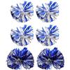 Hemobllo 6 Pezzi da Cheerleading in Plastica, Flower Pom Pom, Anello per Dita, per College e Tifoseria in Competizioni Sportive, Accessorio Danza