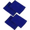 HEALSOPTHY Polsini Sportivi per Bambini 2 Paia Blu Elasticizzati | Assorbenti e Lavabili, Uso Corsa e Sport, Tessuto Poliestere Cotone Lattice e Poliuretano, Comodi