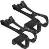 DOITOOL 2 Pezzi Fermapiedi per Pedali da Ciclismo, Supporto Stabile, Nero