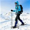 KGTKGTYER Set di racchette da neve per uomo e donna, 78,5 x 22 cm, regolabili, con borsa per il trasporto, design robusto in alluminio per escursioni invernali