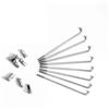 GMZQSN Raggi per bicicletta elettrica con nippli da 12 G, 2,5 mm, lunghezza 70-200 mm, raggi in acciaio resistente per riparazione e sostituzione ruote motore E-Bike, scooter, MTB e mozzo (70 mm x 2,5