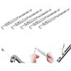 Generic 5Pcs 6-in-1 Acciaio Inox Pesca Multi Tool Remover Hook Remover e Knot Tyer