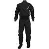 JTKSSCS Muta Uomo Muta stagna da kayak uomo con lattice | Collo e polsi completamente sigillati for l'imbottitura da surf(Black,XXXL)