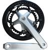 wanhaoaony Guarnitura MTB Road Bike GrulenkSet 8-9s Bicicletta in Lega di Alluminio 53-39T in Acciaio in a Catena Quadrato Foro Corse 170mm manovella Pieghevole Parti Pieghevoli