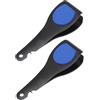 UKCOCO 2 Pezzi Pinza Rapida da Pesca per Taglio Fili, Acciaio Inox Nero