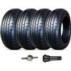 WEISHIDAI 4PC Pneumatici Tubeless 145/60R13, 145-60R13 Valutazione 66N, 300KPA