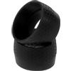CRAFTHROU 2 Pezzi Anello Fisso per Manubrio Bici da Strada, Gomma Nera | Gestione Cavi, Protezione Versatile, Installazione Semplice, per Ciclismo su Strada