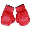 iplusmile Guanti da Boxe per Resistenti, e Traspiranti Rossi | Lavoro al Sacco e Colpitori, Rivestimento in Pu Spugna, Polsino Ampio e Fori D'aria