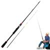 Kbnuetyg Heavy Duty baitcasts Rod For Shore Fishing Long Cast Outdoor Angling | Sensitive Baitcasting Rod Features A Soft Tip And Portable Design For Shore Casting Long Distance Fishing And Outdoor Angling