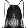 hhxvcv Zaino leggero con stampa di tentacoli di polpo con coulisse, Nero , S, Classico